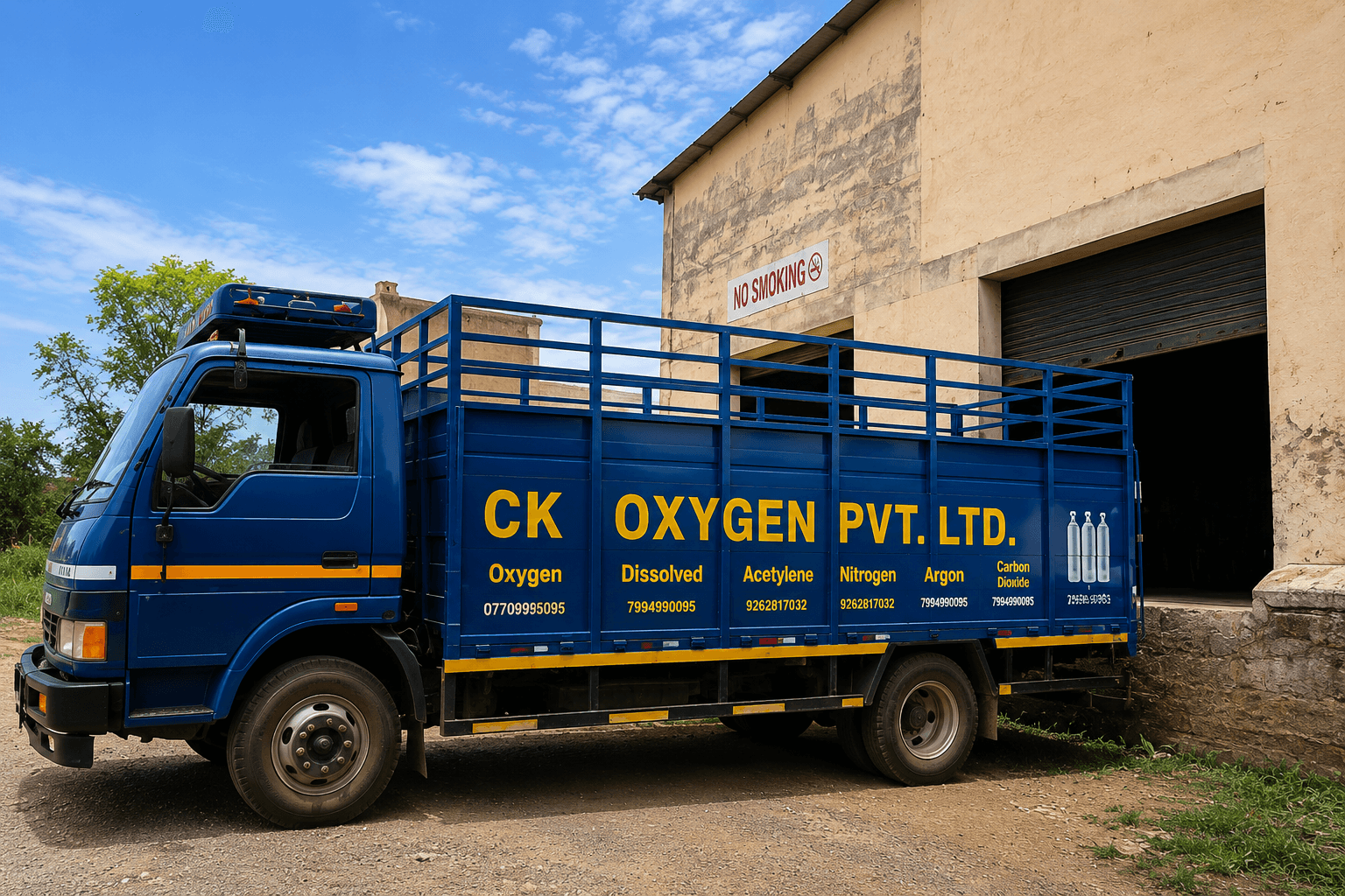 Oxygen Tanker Fleet at Dispatch Bay